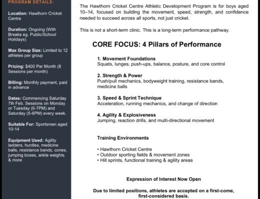 Athletic Development Program
